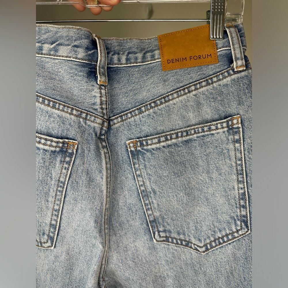 Aritzia Denim Forum The Joni High Rise Loose 26l Size 27 Straight Leg High Rise - Picture 5 of 9